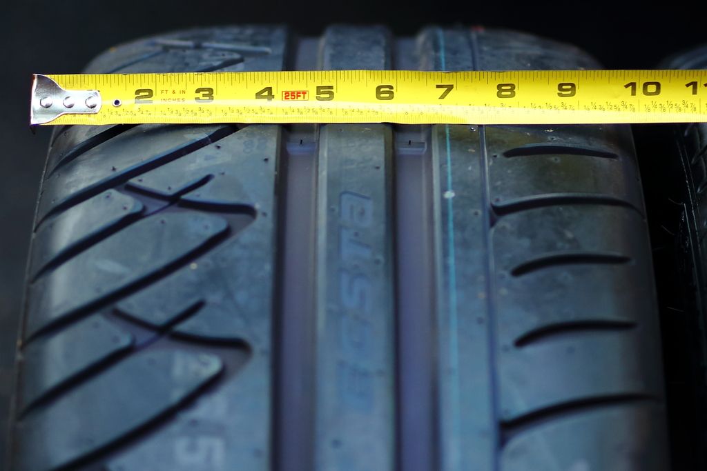 Tire Size Visual Comparisons 255 vs 245 vs 225 vs 205 9th Generation Honda Civic Forum